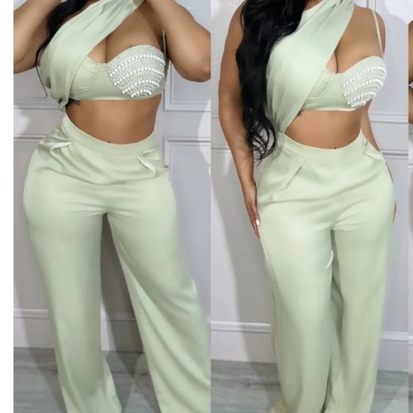 Wrap Pearl Set TAN - Picture 1 of 1